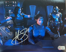 Load image into Gallery viewer, Koska Reeves Mandalorian 8x10 photo signed by Mercedes Varnado (AKA Sasha Banks)
