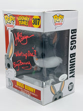 Load image into Gallery viewer, Bugs Bunny 307 Funko Pop signed by Jeff Bergman with Quote
