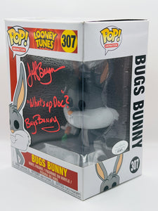Bugs Bunny 307 Funko Pop signed by Jeff Bergman with Quote