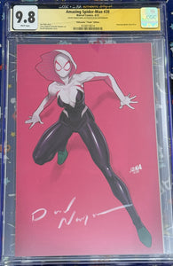 CGC x JSA 9.8 Amazing Spider-Man #20 2023 Marvel Comics 1st Print Signed David Nakayama Variant (crack in slab along label)