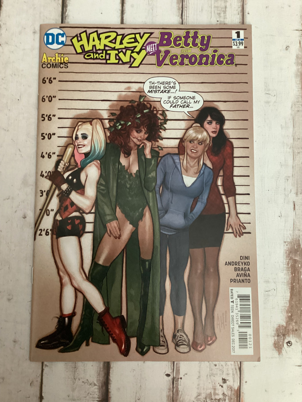 Harley & Ivy v Betty & Veronica #1 Adam Hughes Cover