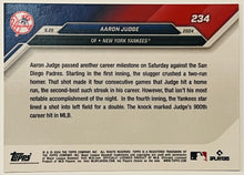 Load image into Gallery viewer, 2024 Topps Now Aaron Judge #234 New York Yankees ©
