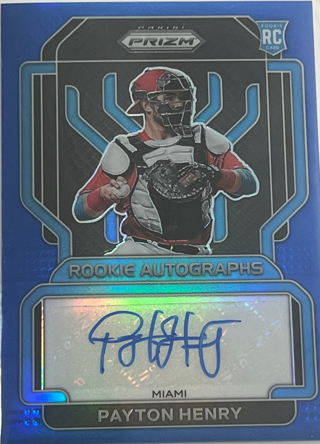Payton Henry Rookie Autograph Miami 093/149 (2022)