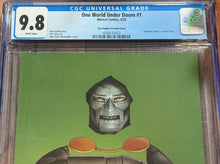 Load image into Gallery viewer, CGC 9.8 One World Under Doom #1 2025 Marvel Comics 1st Print JTC Variant

