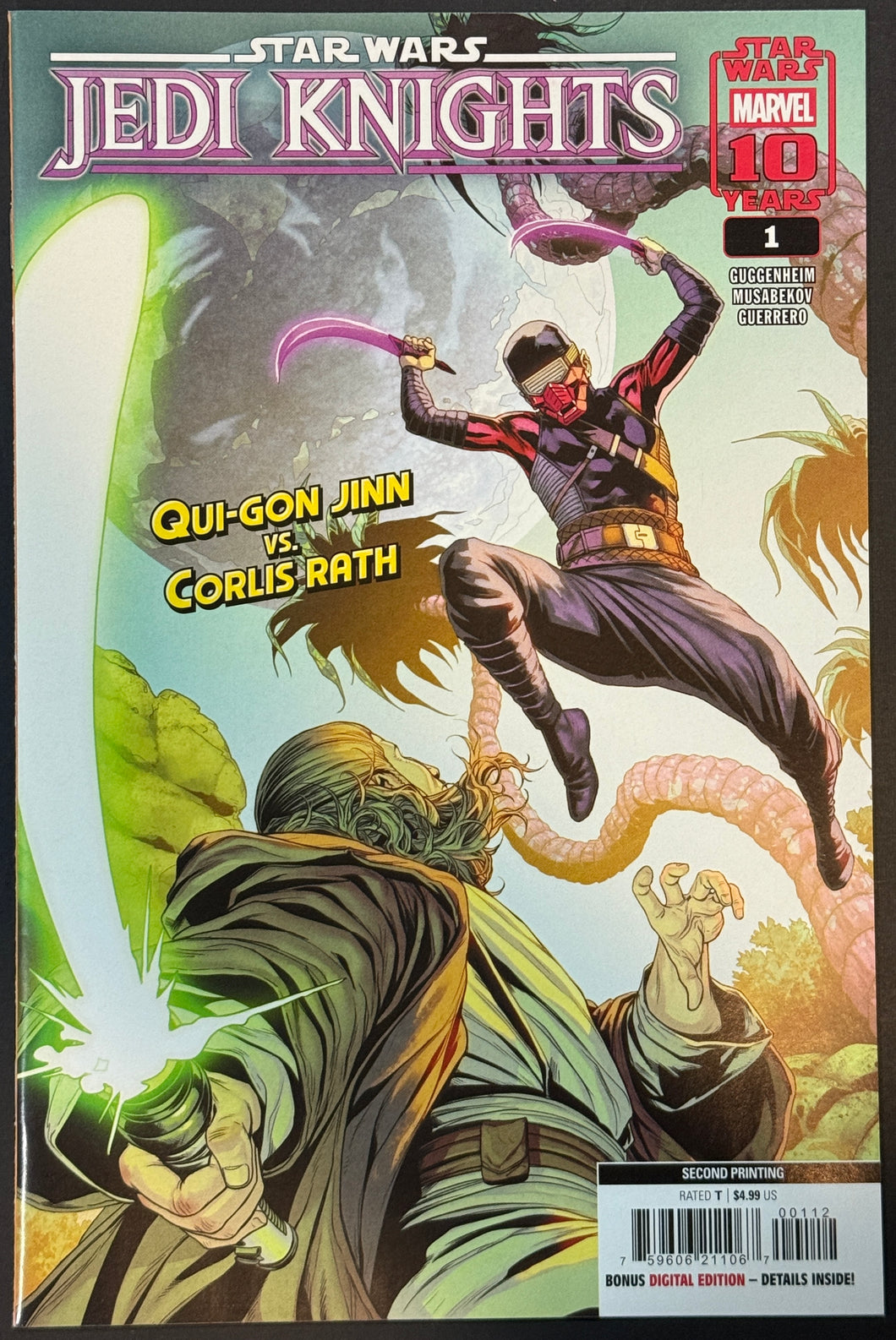 Star Wars Jedi Knight #1 (Second printing) Madibek Musabekov cover Key issue 🔑