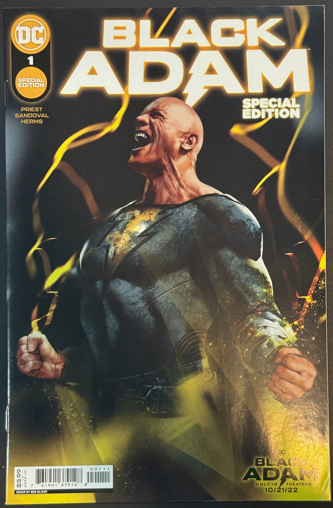 Black Adam Special Day #1 Ben Oliver cover