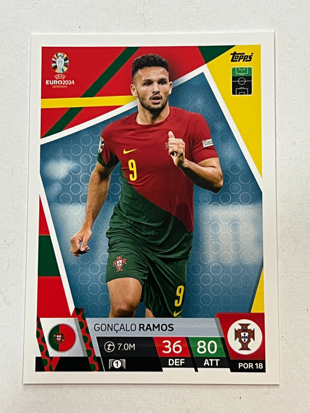 Goncalo Ramos (Portugal) #POR18 Topps Match Attax Euro 2024