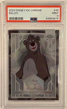 Load image into Gallery viewer, 2023 Topps Disney100 Chrome Baloo #49 PSA 9
