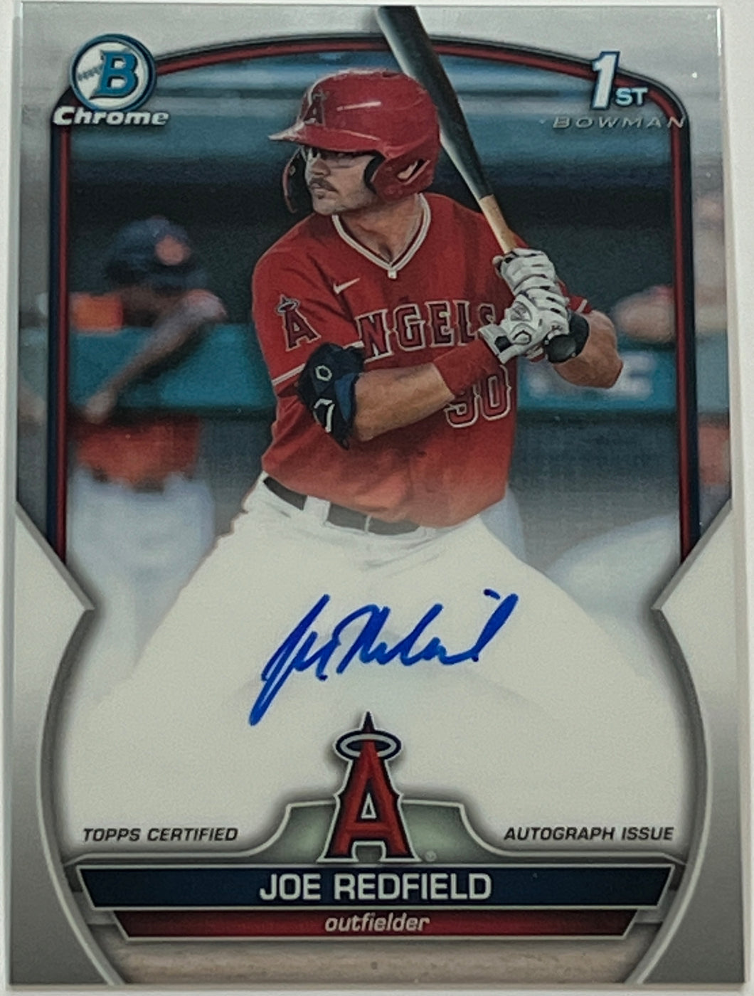 2023 Bowman Chrome Draft Joe Redfield 1st Prospect Auto Autograph #CPA-JR Angels
