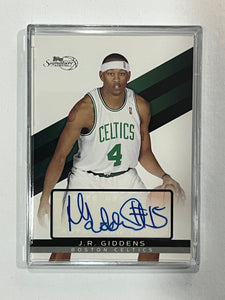 2008-09 Topps Signature JR Giddens Rookie Auto Autograph #5/625 Celtics