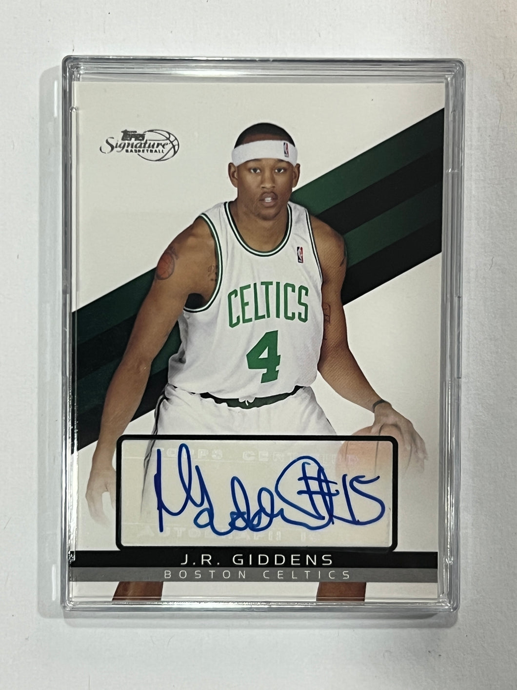 2008-09 Topps Signature JR Giddens Rookie Auto Autograph #5/625 Celtics