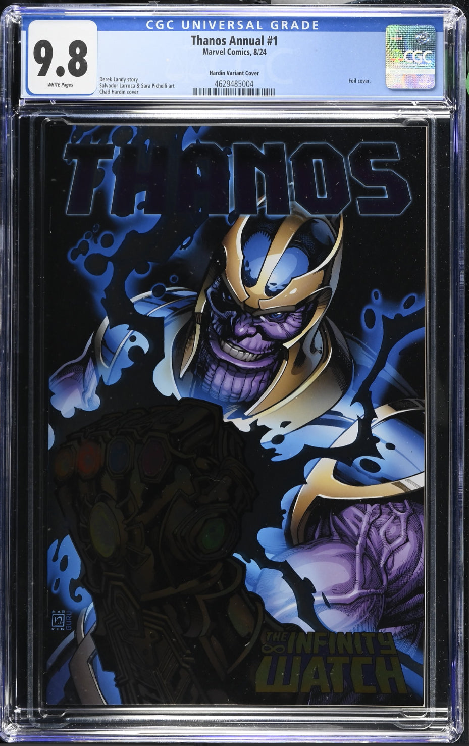 CGC 9.8 Thanos Annual #1 Hardin Variant Cover