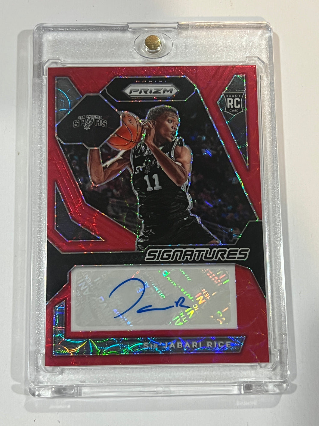 Sir’Jabari Rice [Choice Prizm] #40 2023 Panini Prizm Rookie Signatures 43/88