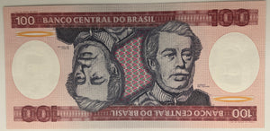 Brazil, 100 cruzeiros, ND (1984), UNC