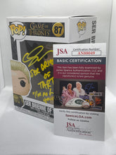 Load image into Gallery viewer, Ser Brienne of Tarth 87 Game of Thrones Box Lunch Exclusive signed by Gwendoline Christie with quote
