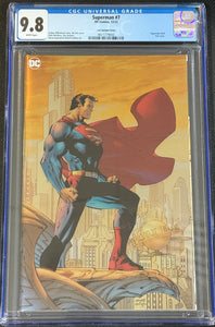 CGC 9.8 Superman #7 Jim Lee Foil variant