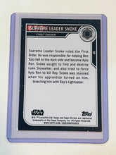 Load image into Gallery viewer, 2023 Topps Chrome Star Wars #57 Supreme Leader Snoke
