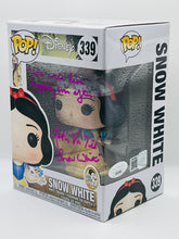 Load image into Gallery viewer, Snow White 339 Disney signed by Katie Von Till with quote and JSA CoA
