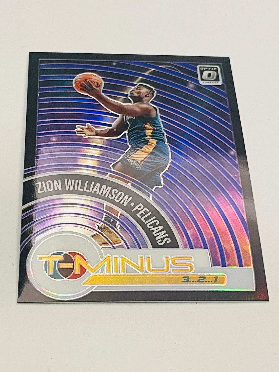 Zion Williamson #8 2020 Panini Donruss Optic T Minus 3...2...1