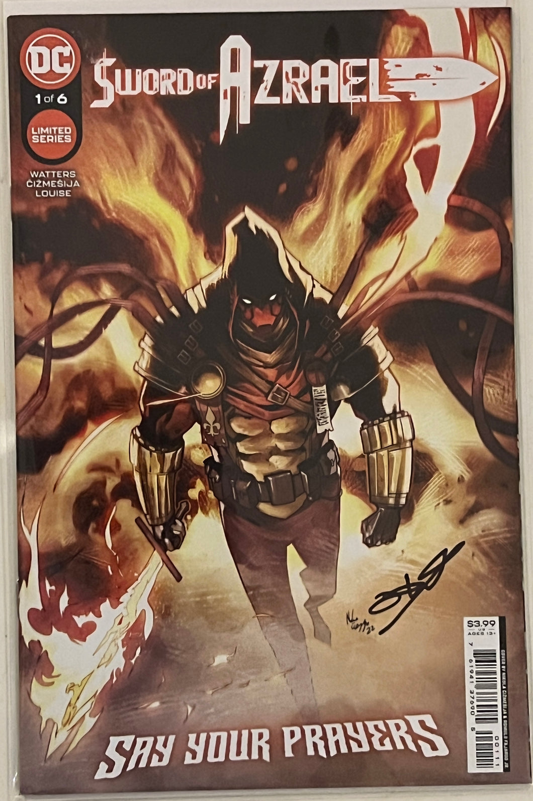 Sword of Azrael #1 signed by Dan Watters