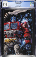 Load image into Gallery viewer, CGC 9.8 Transformers #10 Tyler Kirkham battle damage virgin limited to 1,000
