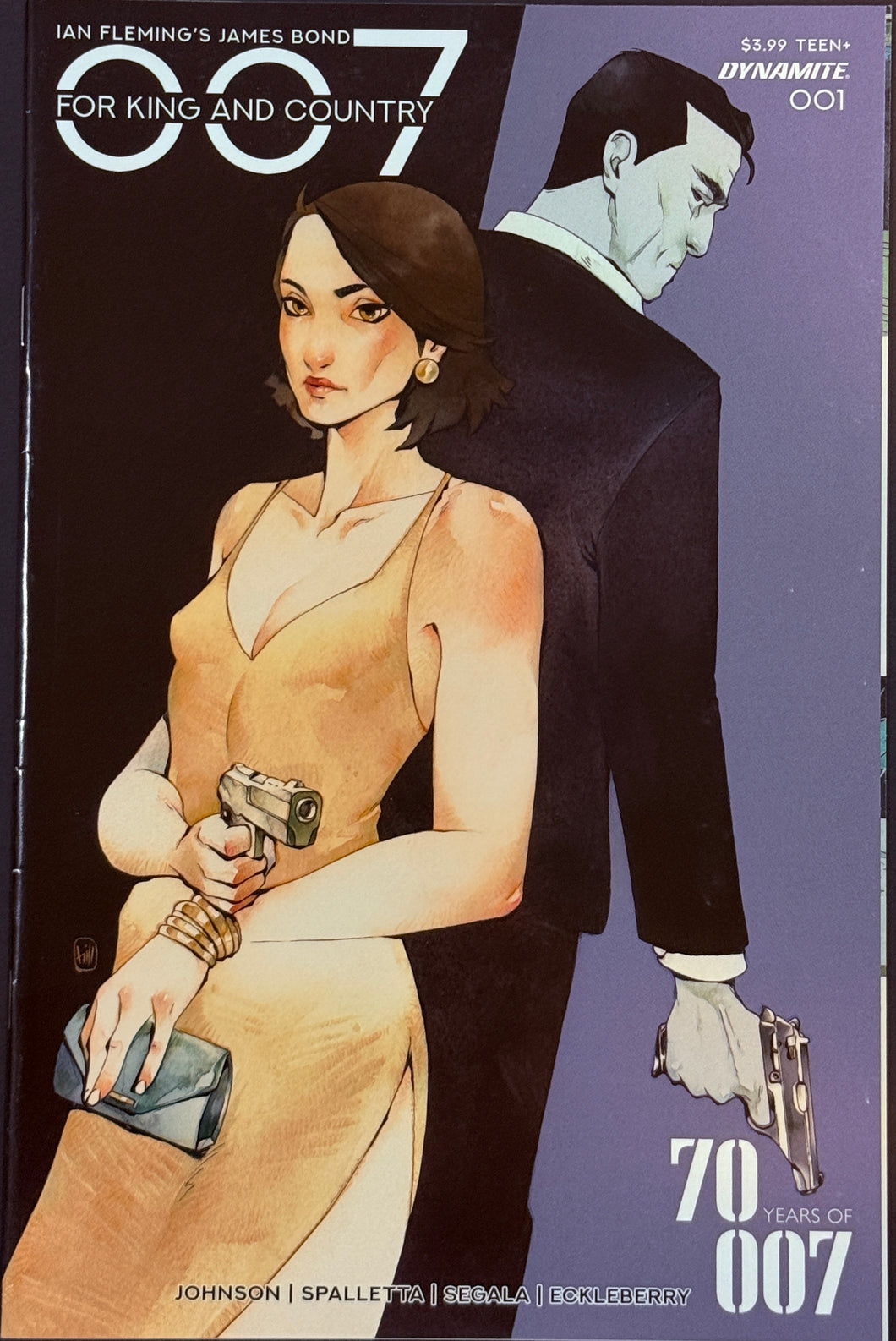 007 For King and Country #1 (2023) Chuma Hill cover