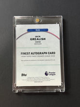 Load image into Gallery viewer, 2025-26 Topps Finest Premier League Jack Grealish Auto Autograph #FA-JG Everton
