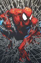 Load image into Gallery viewer, Amazing Spiderman 1 (Clayton Crain Homage) by Rick Sharif [A3 Size (297 x 420 mm) (11.7 x 16.5 in)]
