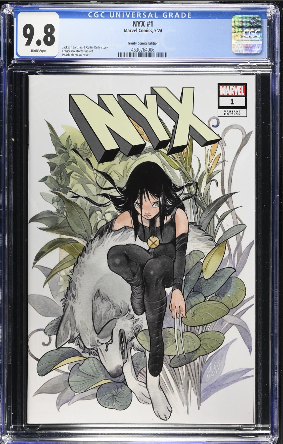 CGC 9.8 NYX #1 Peach Momoko X-23 Exclusive limited to 2,500
