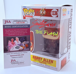 Barry Allen 1336 Flash Funko Pop signed by Grant Gustin
