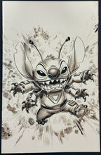 Load image into Gallery viewer, Stitch #6 Mike Mayhew B&amp;W sketch exclusive cover limited to 300
