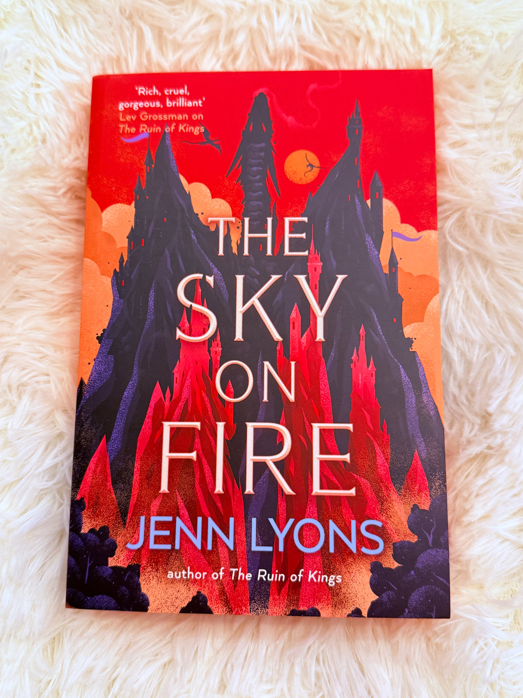 The Sky On Fire by Jenn Lyons : Exclusive Sprayed Edge