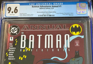 CGC 9.6 The Batman Adventures Annual #1 El Quinto Mundo Mexican Foil Edition