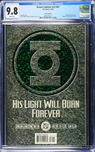 Load image into Gallery viewer, CGC 9.8 Green Lantern #81 Embossed Emerald Prism Memorial for Hal Jordan cover
