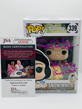 Load image into Gallery viewer, Snow White 339 Disney signed by Katie Von Till with quote and JSA CoA
