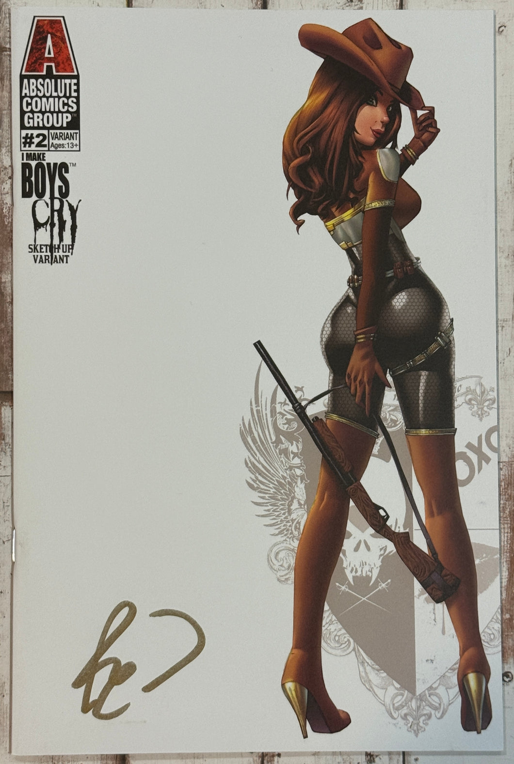 I Make Boys Cry #2 Sketch variant Signed by Benny Powell