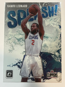 Kawhi Leonard #15 2021 Panini Donruss Optic Splash