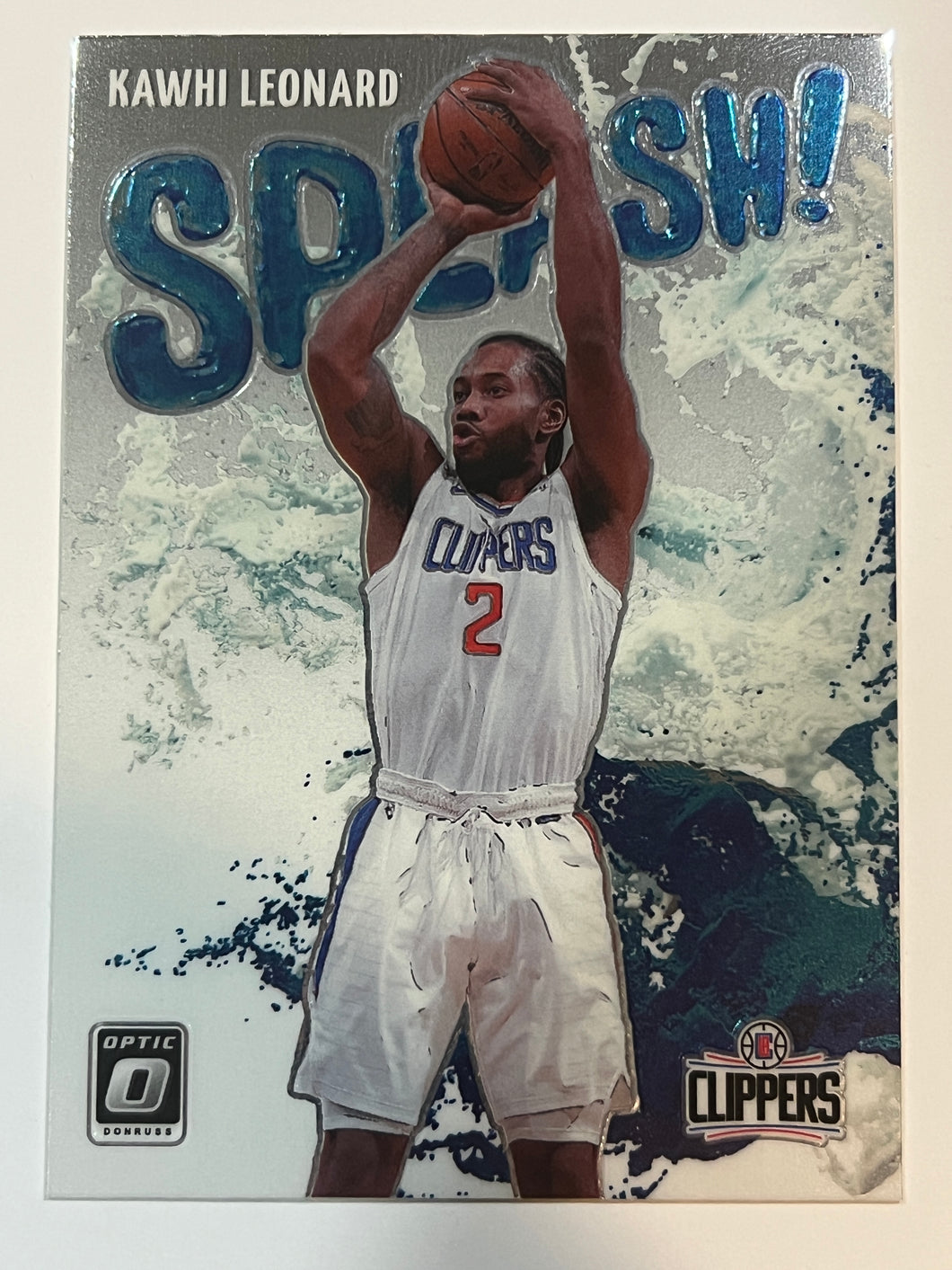 Kawhi Leonard #15 2021 Panini Donruss Optic Splash