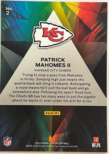 2023 Panini Prizm Prizmatic #2 Patrick Mahomes II Kansas City Chiefs