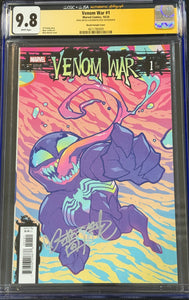 CGC x JSA 9.8 Venom War #1 signed by Rose Besch
