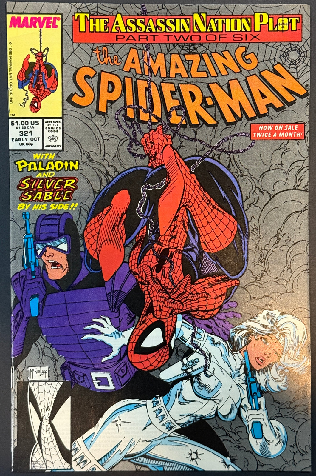 The Amazing Spider-Man #321 (1989) Todd McFarlane cover