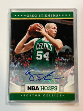 Load image into Gallery viewer, 2012-13 NBA Hoops Greg Stiemsma Rookie Auto Autograph RC #257 Celtics
