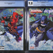 Load image into Gallery viewer, CGC 9.8 Deadpool / Batman #1 Greg Capullo wraparound cover
