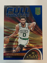 Load image into Gallery viewer, Jayson Tatum [Blue] #9 2022 Panini Donruss Elite Full Throttle 38/99
