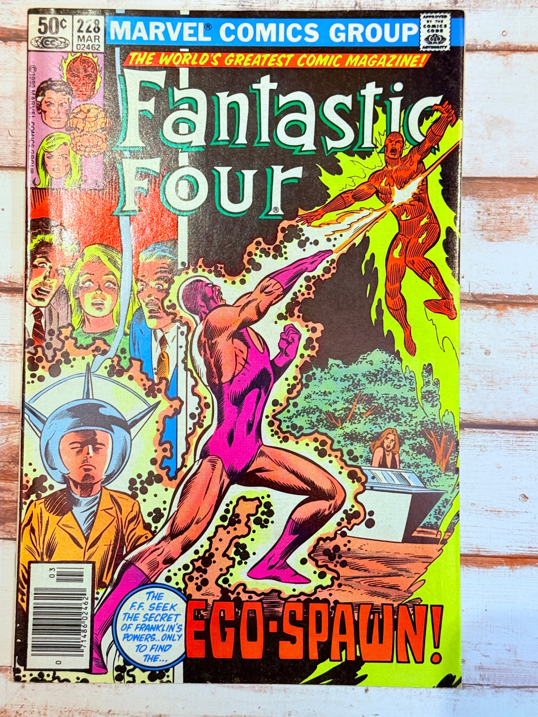 Fantastic Four #228 (1981) Cover by Bill Sienkiewicz and Joe Sinnott