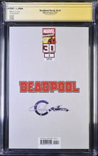 Load image into Gallery viewer, CGC x JSA 9.8 Deadpool Nerdy 30 #1 Clayton Crain exclusive signed by Clayton Crain
