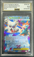 Load image into Gallery viewer, AGS 10 Mega Abomasnow ex #36 2025 Pokemon
