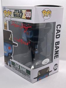 Cad Bane 580 Star Wars Funko Pop signed by Dorian Kingi with JSA CoA