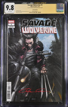Load image into Gallery viewer, CGC x JSA 9.8 Savage Wolverine #1 Crain Variant Cover signed by Clayton Crain
