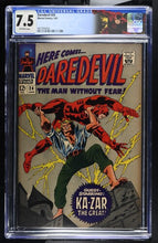 Load image into Gallery viewer, CGC 7.5 Daredevil #24 1/67 with custom label
